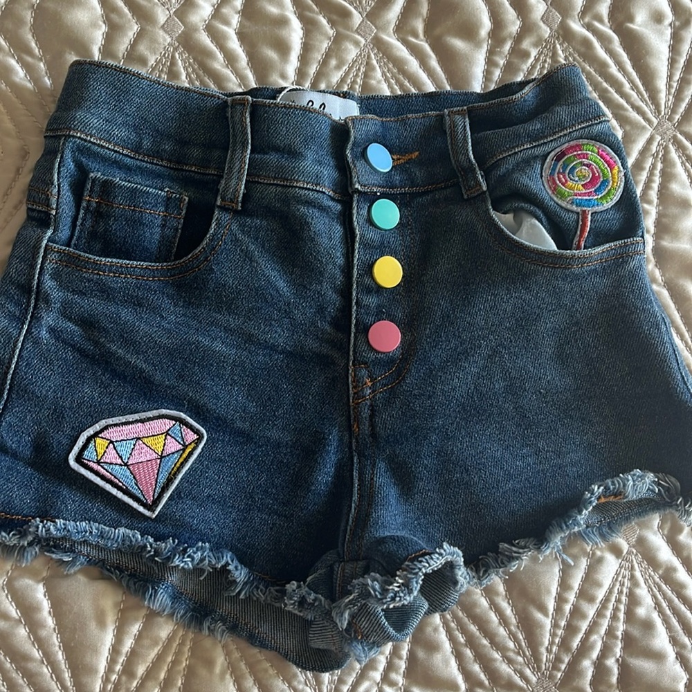 Girls shorts by Lola and the boys- size 6. Brand new
